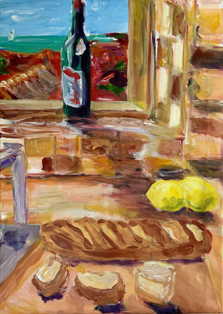 Sydfransk sommer - 80 x 60 cm